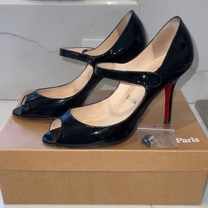 Christian Louboutin Iowa Peep Toe Heel - Size 8.5